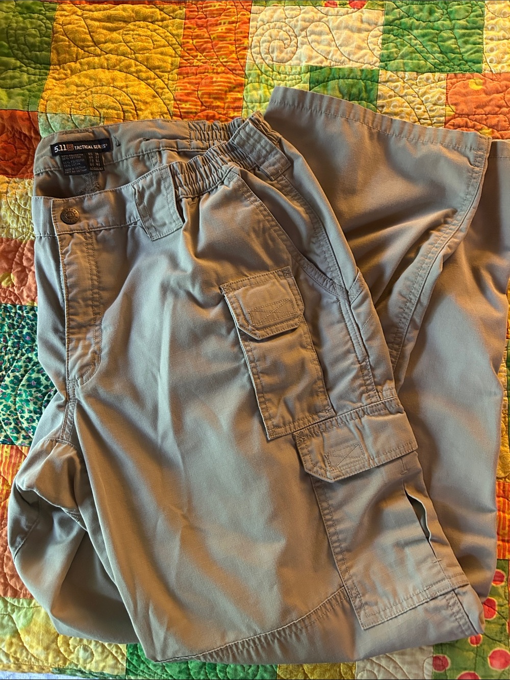 5.11 Tactical Women’s Wide Leg Cargo Pants — Khaki